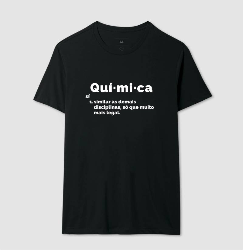 Camiseta - Verbete Química