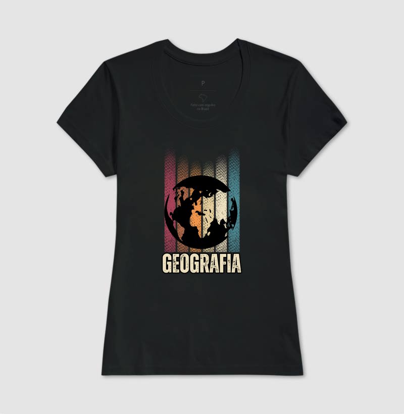 Camiseta - Geografia Estilo Retrô - Imagem 5