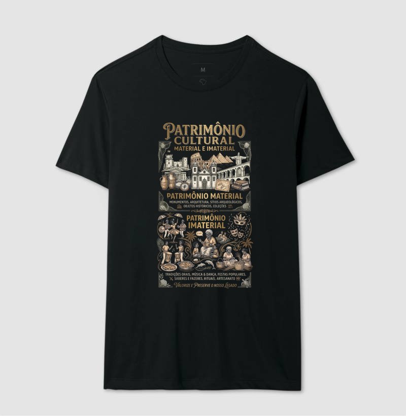 Camiseta - Patrimônio Material e Imaterial