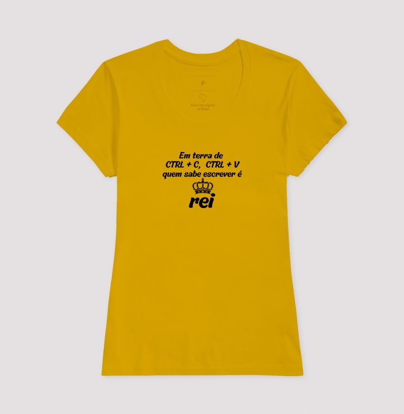 Camiseta - Em terra de ctr C + ctr V - Imagem 3
