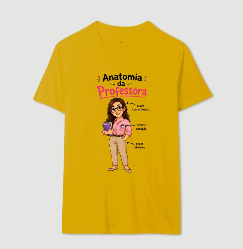 Camiseta - Anatomia da professora
