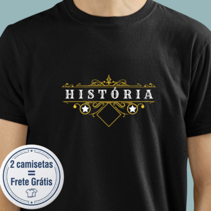 Camiseta - História estilo clássico