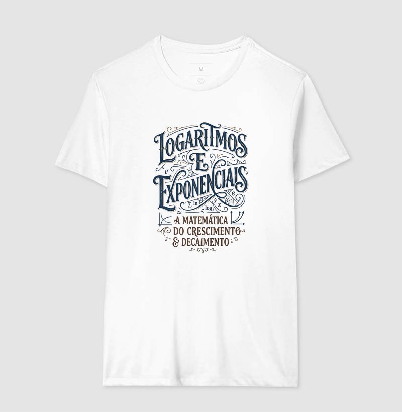 Camiseta - Logaritmos e Exponenciais