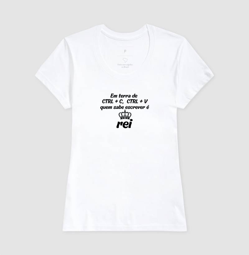 Camiseta - Em terra de ctr C + ctr V - Imagem 17