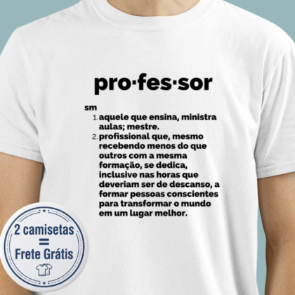 Camiseta - Verbete Professor