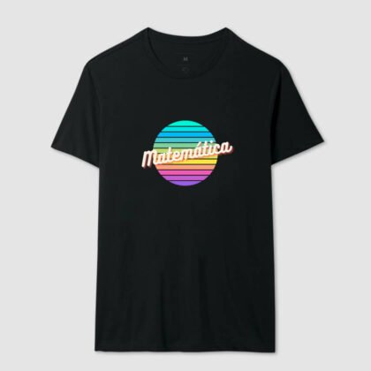 Camiseta - Matemática estilo vaporware