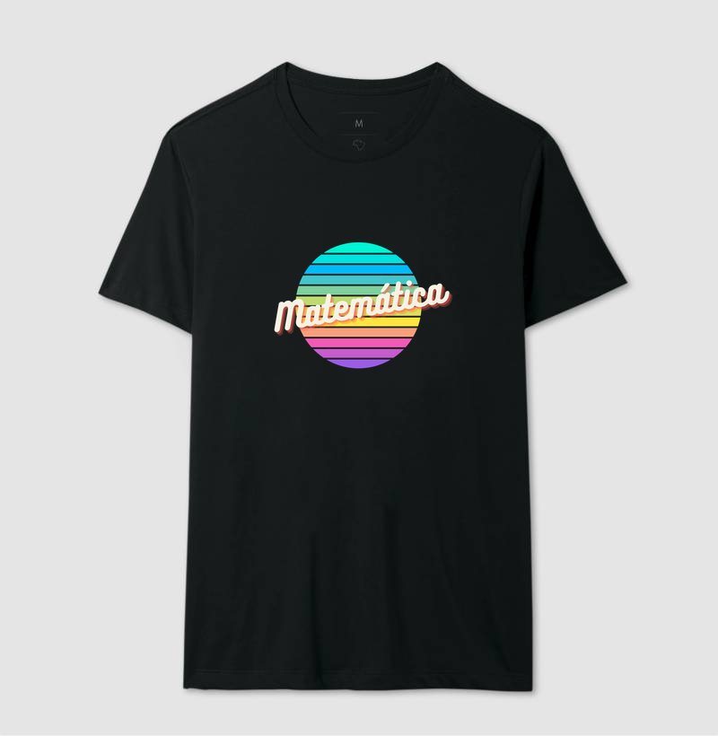 Camiseta - Matemática estilo vaporware