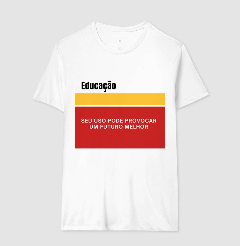 Camiseta - Educação Caixa de Medicamentos
