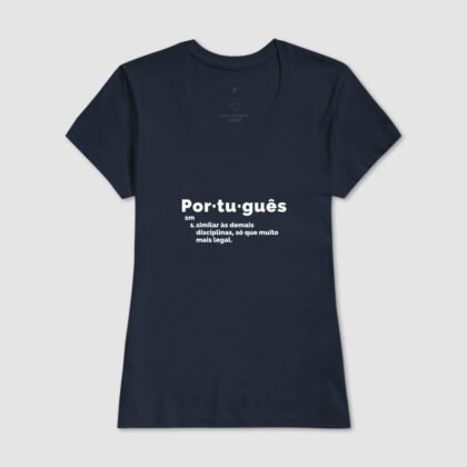 Camiseta - Verbete Português