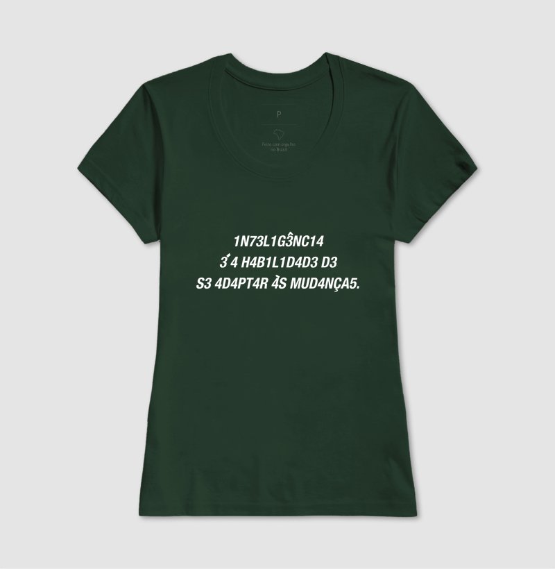 Camiseta - A inteligência é a capacidade de se adaptar às ... - Imagem 11