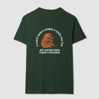 Camiseta - A gente nunca lembra a idade que tem