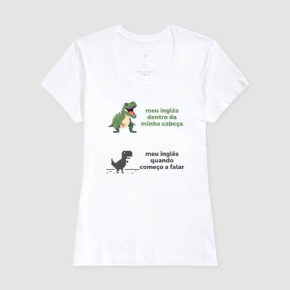 Camiseta - Meu inglês dentro da minha cabeça