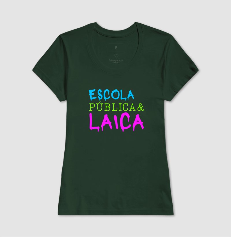 Camiseta - Escola Pública e Laica - Imagem 8
