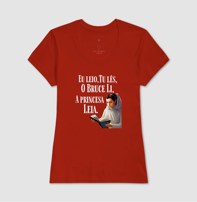 Camiseta - Eu leio, tu lês...
