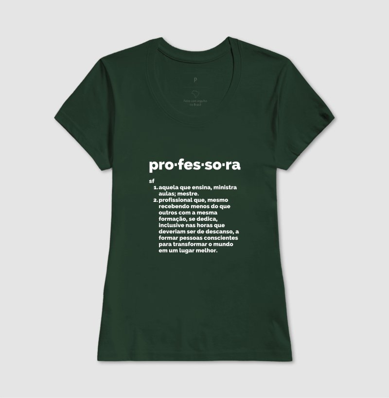 Camiseta - Verbete Professora - Imagem 3