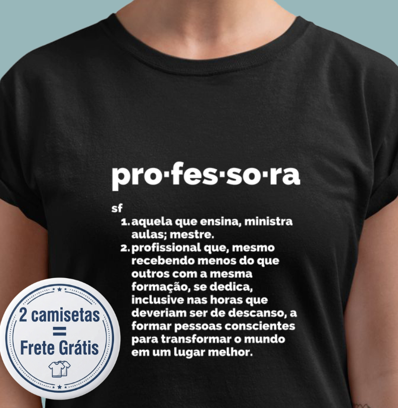 Camiseta - Verbete Professora