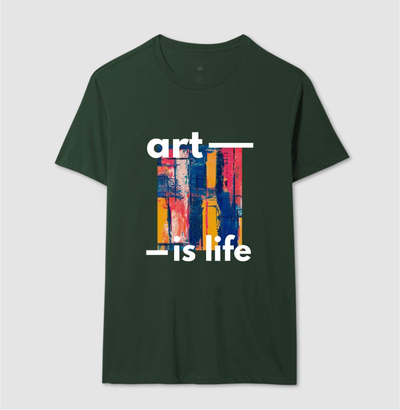Camiseta - Art is life