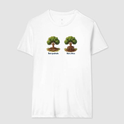 Camiseta - Raíz quadrada e cúbica