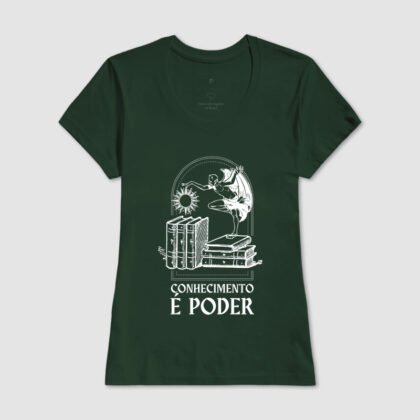 Camiseta - Conhecimento é poder