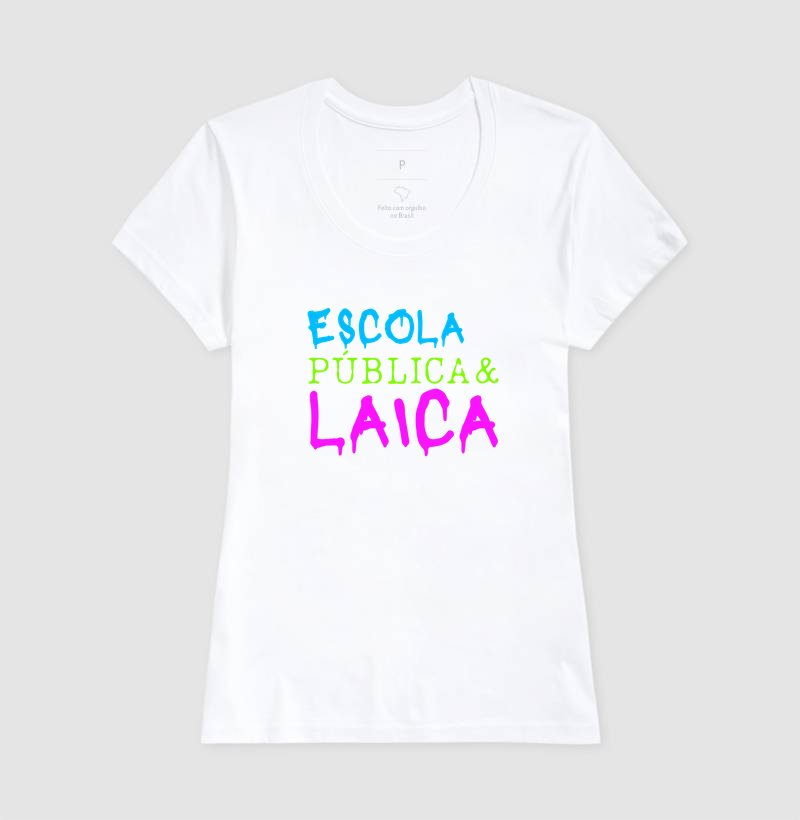 Camiseta - Escola Pública e Laica - Imagem 5