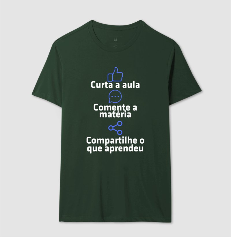 Camiseta - Curta a aula