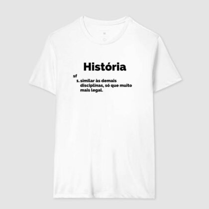 Camiseta - Verbete História