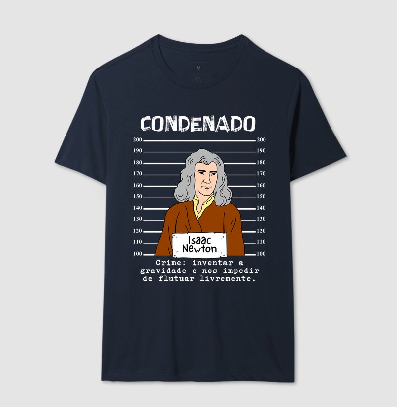 Camiseta - Newton Preso