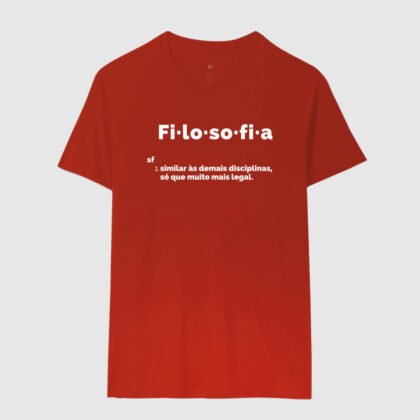 Camiseta - Filosofia Verbete