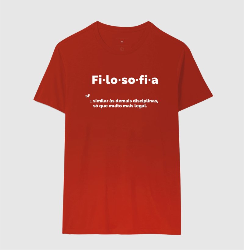 Camiseta - Filosofia Verbete
