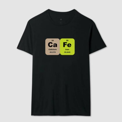 Camiseta - Café Elementos Químicos