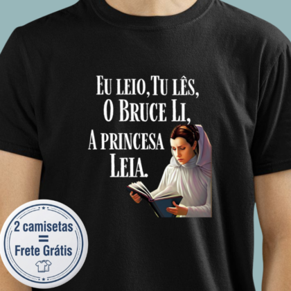 Camiseta - Eu leio, tu lês...