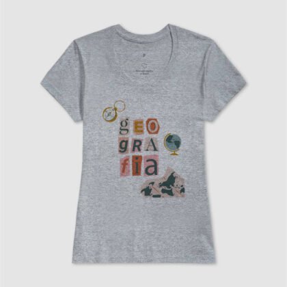 Camiseta - Geografia Recortes