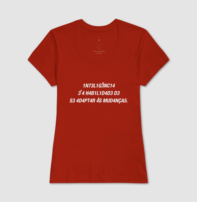 Camiseta - A inteligência é a capacidade de se adaptar às ... - Imagem 8