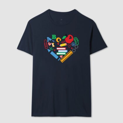Camiseta - Coração materiais