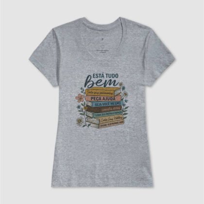Camiseta - Está tudo bem livros