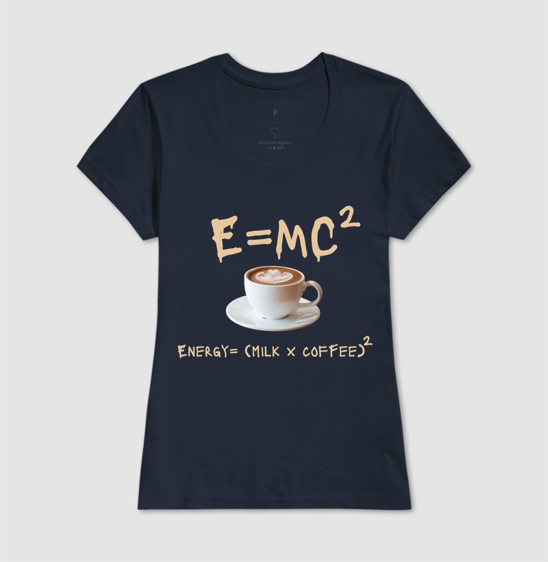 Camiseta - E=MC2 Café x Milk