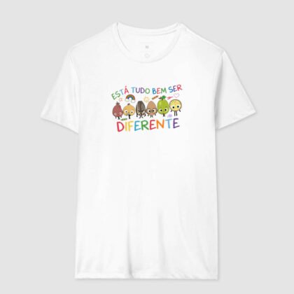 Camiseta - Está tudo bem ser diferente