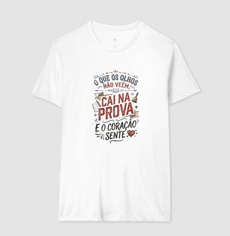 Camiseta - O que os olhos não veem