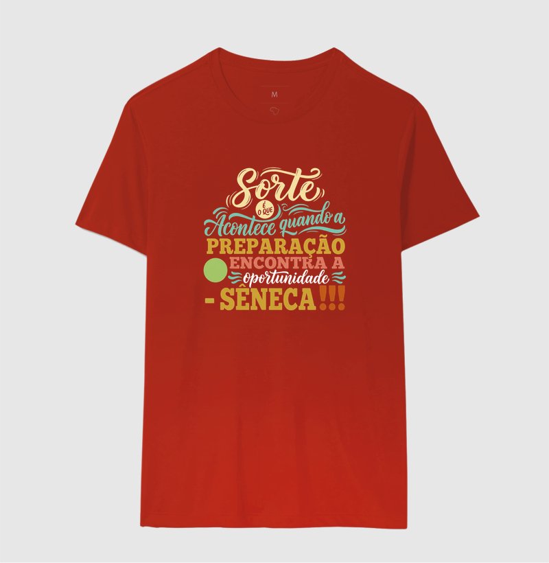 Camiseta - Frase de Sêneca