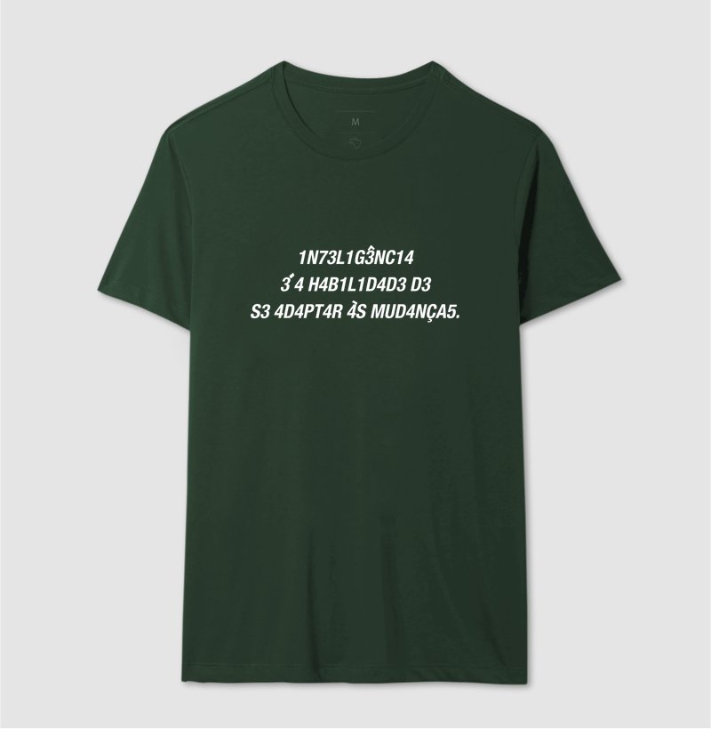 Camiseta - A inteligência é a capacidade de se adaptar às ... - Imagem 3
