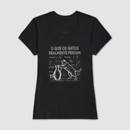 Camiseta - O que os gatos realmente pensam