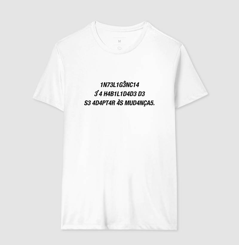 Camiseta - A inteligência é a capacidade de se adaptar às ... - Imagem 6