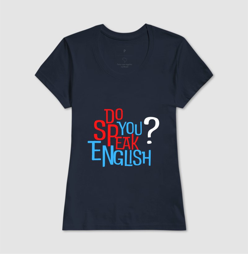 Camiseta - Do you speak english?