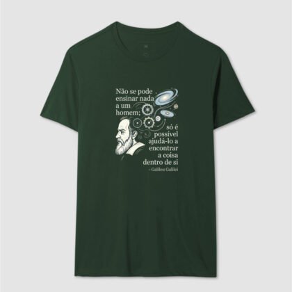 Camiseta - Não se pode ensinar nada a um homem