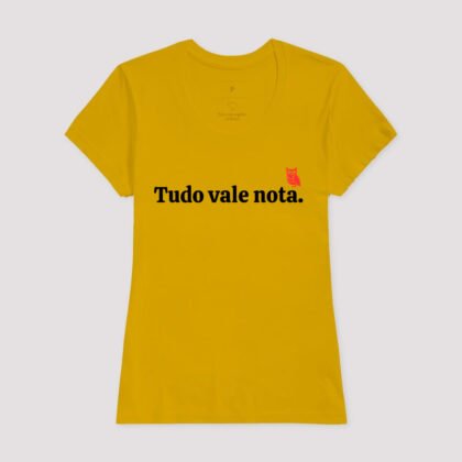 Camiseta - Tudo vale nota