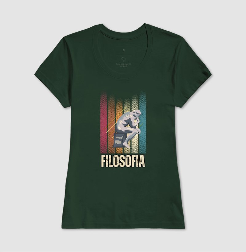 Camiseta - Filosofia Estilo Retrô
