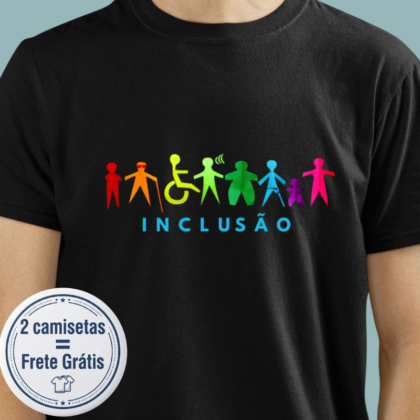 Camiseta - Inclusão cores