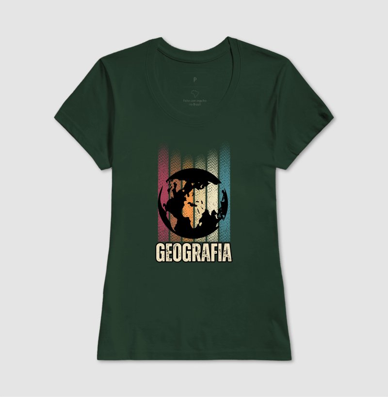 Camiseta - Geografia Estilo Retrô - Imagem 2