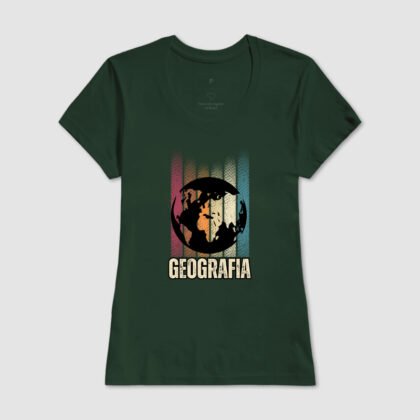 Camiseta - Geografia Estilo Retrô