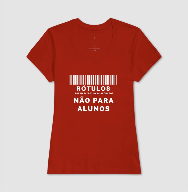 Camiseta - Rótulos não são para alunos - Imagem 2